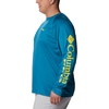 image:imageColumbia Mens PFG Terminal Tackle Long Sleeve ShirtDeep MarineLaser Lemon Logo