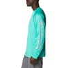image:imageColumbia Mens PFG Terminal Tackle Long Sleeve ShirtElectric TurquoiseCool Grey Logo
