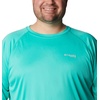 image:imageColumbia Mens PFG Terminal Tackle Long Sleeve ShirtElectric TurquoiseCool Grey Logo