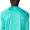 image:imageColumbia Mens PFG Terminal Tackle Long Sleeve ShirtElectric TurquoiseCool Grey Logo