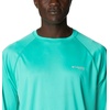 image:imageColumbia Mens PFG Terminal Tackle Long Sleeve ShirtElectric TurquoiseCool Grey Logo