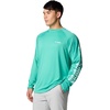image:imageColumbia Mens PFG Terminal Tackle Long Sleeve ShirtGlaze GreenWhite Logo