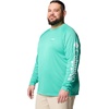 image:imageColumbia Mens PFG Terminal Tackle Long Sleeve ShirtGlaze GreenWhite Logo