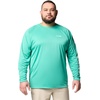 image:imageColumbia Mens PFG Terminal Tackle Long Sleeve ShirtGlaze GreenWhite Logo