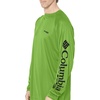 image:imageColumbia Mens PFG Terminal Tackle Long Sleeve ShirtGreen MambaBlack Logo
