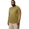 image:imageColumbia Mens PFG Terminal Tackle Long Sleeve ShirtGrove Green HeatherSpark Orange Logo