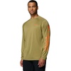 image:imageColumbia Mens PFG Terminal Tackle Long Sleeve ShirtGrove Green HeatherSpark Orange Logo