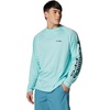 image:imageColumbia Mens PFG Terminal Tackle Long Sleeve ShirtGulf StreamBlack Logo