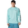 image:imageColumbia Mens PFG Terminal Tackle Long Sleeve ShirtGulf StreamBlack Logo