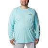 image:imageColumbia Mens PFG Terminal Tackle Long Sleeve ShirtGulf StreamBlack Logo
