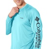 image:imageColumbia Mens PFG Terminal Tackle Long Sleeve ShirtGulf StreamBlack Logo