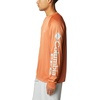 image:imageColumbia Mens PFG Terminal Tackle Long Sleeve ShirtIsland OrangeSpring Blue Logo