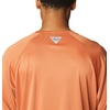 image:imageColumbia Mens PFG Terminal Tackle Long Sleeve ShirtIsland OrangeSpring Blue Logo