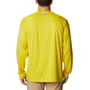 image:imageColumbia Mens PFG Terminal Tackle Long Sleeve ShirtLaser LemonCool Grey Logo