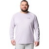 image:imageColumbia Mens PFG Terminal Tackle Long Sleeve ShirtLavender PearlBlack Logo