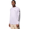 image:imageColumbia Mens PFG Terminal Tackle Long Sleeve ShirtLavender PearlBlack Logo