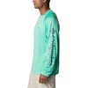 image:imageColumbia Mens PFG Terminal Tackle Long Sleeve ShirtLight JadeMetal Logo