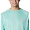image:imageColumbia Mens PFG Terminal Tackle Long Sleeve ShirtMint CayBright Nectar Logo