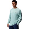 image:imageColumbia Mens PFG Terminal Tackle Long Sleeve ShirtMisty JadeShark Logo