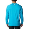 image:imageColumbia Mens PFG Terminal Tackle Long Sleeve ShirtOcean BlueWhite Logo