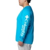 image:imageColumbia Mens PFG Terminal Tackle Long Sleeve ShirtOcean BlueWhite Logo