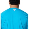 image:imageColumbia Mens PFG Terminal Tackle Long Sleeve ShirtOcean BlueWhite Logo