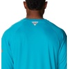 image:imageColumbia Mens PFG Terminal Tackle Long Sleeve ShirtOcean TealCorange Logo