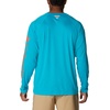 image:imageColumbia Mens PFG Terminal Tackle Long Sleeve ShirtOcean TealCorange Logo