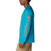 image:imageColumbia Mens PFG Terminal Tackle Long Sleeve ShirtOcean TealCorange Logo