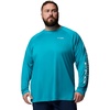 image:imageColumbia Mens PFG Terminal Tackle Long Sleeve ShirtOcean TealWhite Logo
