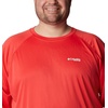 image:imageColumbia Mens PFG Terminal Tackle Long Sleeve ShirtRed HibiscusWhite Logo