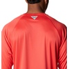 image:imageColumbia Mens PFG Terminal Tackle Long Sleeve ShirtRed HibiscusWhite Logo