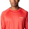 image:imageColumbia Mens PFG Terminal Tackle Long Sleeve ShirtRed HibiscusWhite Logo