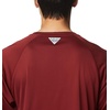 image:imageColumbia Mens PFG Terminal Tackle Long Sleeve ShirtRed JasperCool Grey Logo