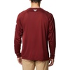 image:imageColumbia Mens PFG Terminal Tackle Long Sleeve ShirtRed JasperCool Grey Logo