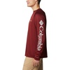 image:imageColumbia Mens PFG Terminal Tackle Long Sleeve ShirtRed JasperCool Grey Logo