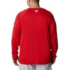 image:imageColumbia Mens PFG Terminal Tackle Long Sleeve ShirtRed SparkWhite Logo