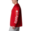 image:imageColumbia Mens PFG Terminal Tackle Long Sleeve ShirtRed SparkWhite Logo