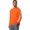 image:imageColumbia Mens PFG Terminal Tackle Long Sleeve ShirtSpark OrangeWhite Logo