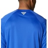 image:imageColumbia Mens PFG Terminal Tackle Long Sleeve ShirtTanzaniteWhite Logo