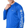 image:imageColumbia Mens PFG Terminal Tackle Long Sleeve ShirtTanzaniteWhite Logo