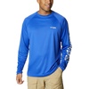 image:imageColumbia Mens PFG Terminal Tackle Long Sleeve ShirtTanzaniteWhite Logo