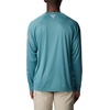 image:imageColumbia Mens PFG Terminal Tackle Long Sleeve ShirtTranquil TealOrange Reef Logo