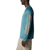 image:imageColumbia Mens PFG Terminal Tackle Long Sleeve ShirtTranquil TealOrange Reef Logo