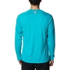 image:imageColumbia Mens PFG Terminal Tackle Long Sleeve ShirtTurquoiseCool Grey Logo
