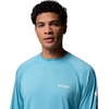 image:imageColumbia Mens PFG Terminal Tackle Long Sleeve ShirtVintage BlueWhite Logo