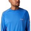 image:imageColumbia Mens PFG Terminal Tackle Long Sleeve ShirtVivid BlueBright Nectar Logo