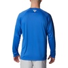 image:imageColumbia Mens PFG Terminal Tackle Long Sleeve ShirtVivid BlueBright Nectar Logo