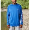 image:imageColumbia Mens PFG Terminal Tackle Long Sleeve ShirtVivid BlueBright Nectar Logo