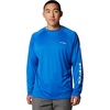 image:imageColumbia Mens PFG Terminal Tackle Long Sleeve ShirtVivid BlueCool Grey Logo